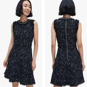 Kate Spade Embellished Tweed Dress